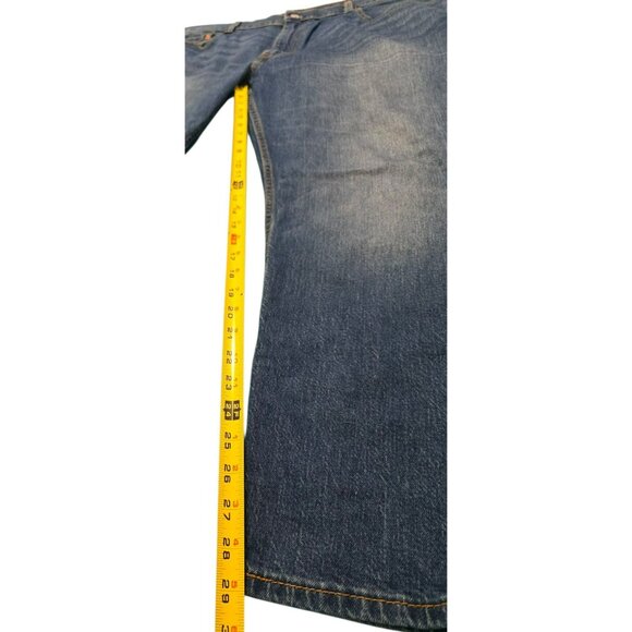 Levis 511 Jeans W40 L30 Mens Blue Denim Pants Stretch Distressed Straight Slim - Picture 8 of 12
